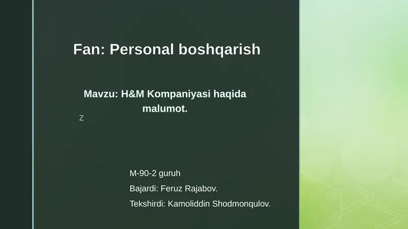 Product slide 1