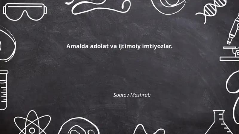 Sud tizimida adolat va tenglik