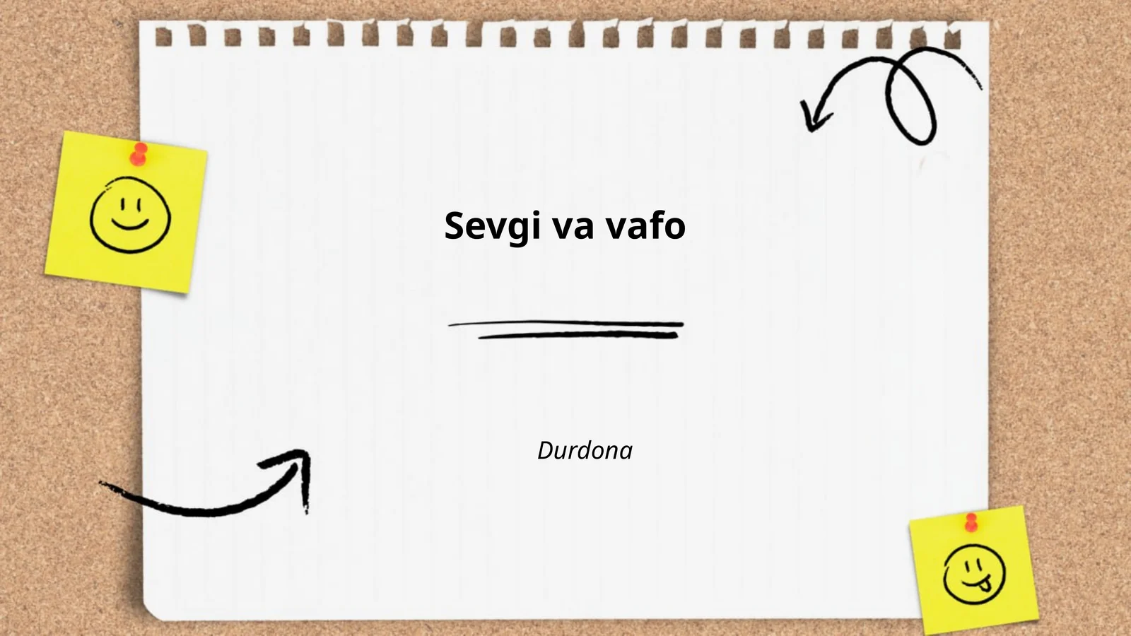 Sevgi va vafo