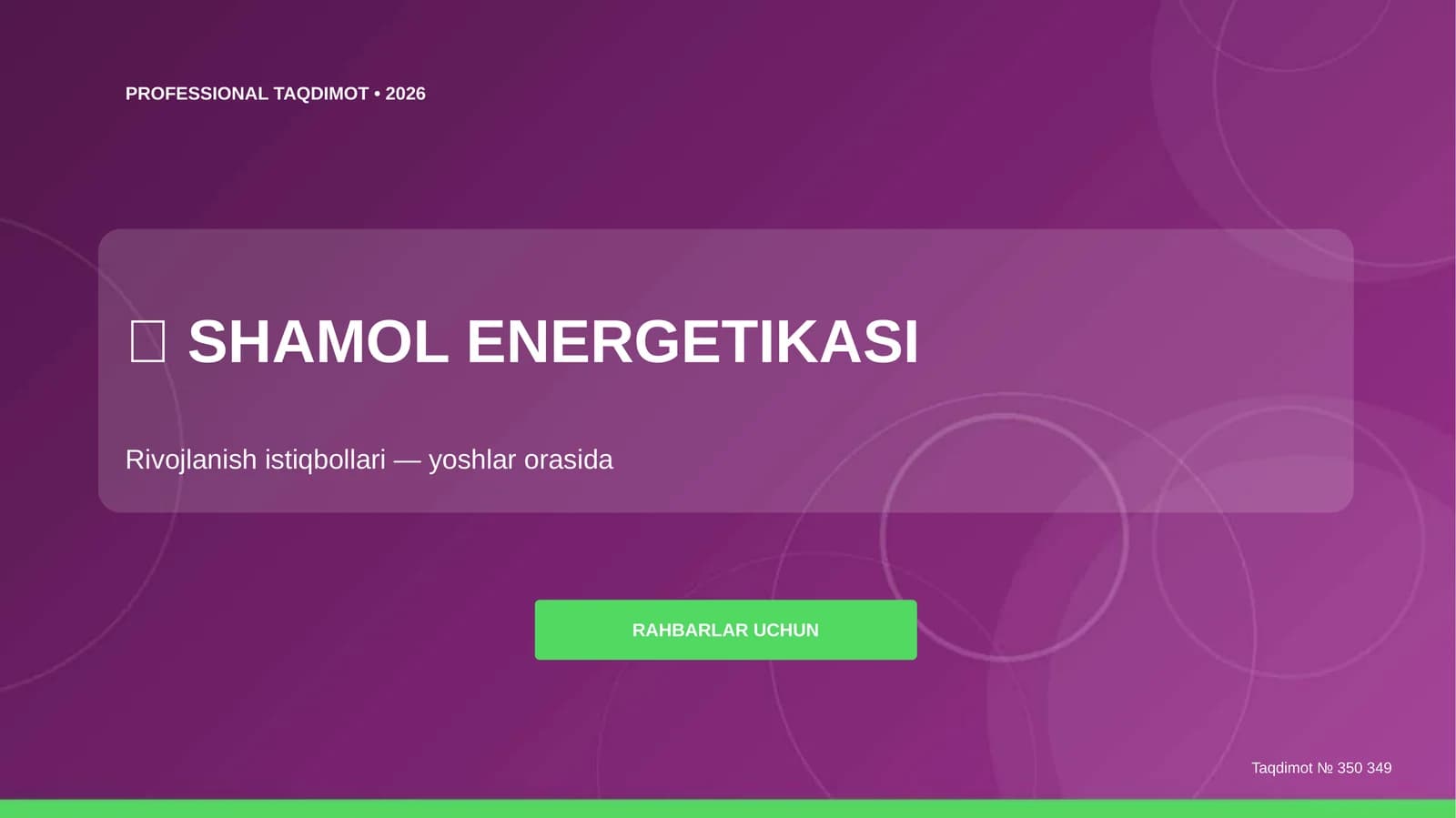 SHAMOL ENERGETIKASI
