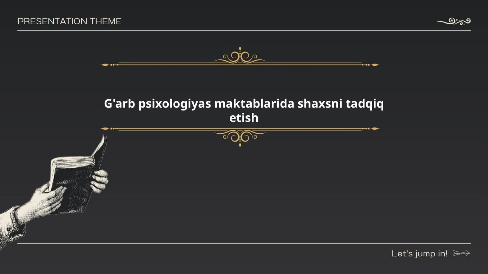 Freydning psixoanalitik yondashuvi va shaxsni tushunish