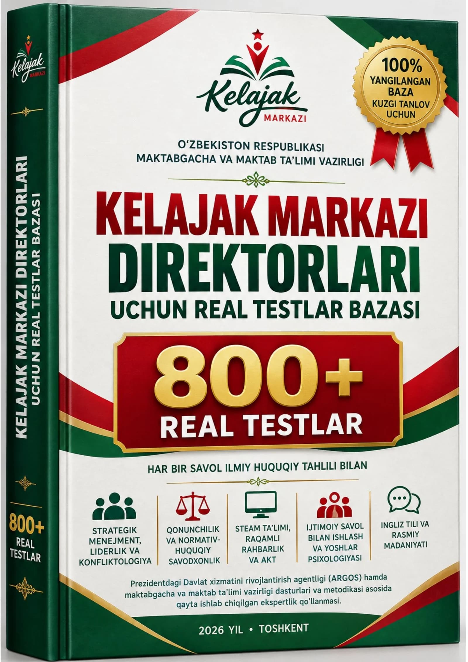 KELAJAK MARKAZI DIREKTORI TESTLAR 2026 - YANGI MAVSUM KUZGI TANLOV