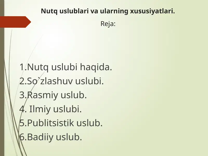 Nutq uslubi