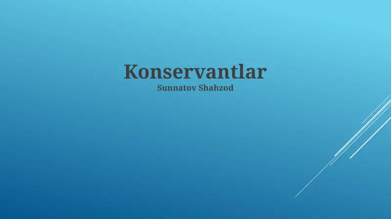 Konservantlar