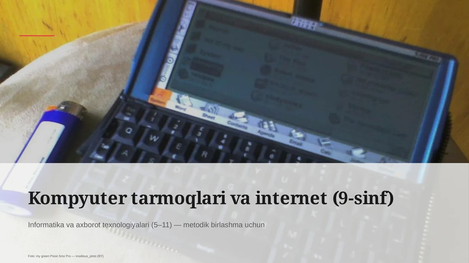 Kompyuter tarmoqlari va internet (9-sinf)