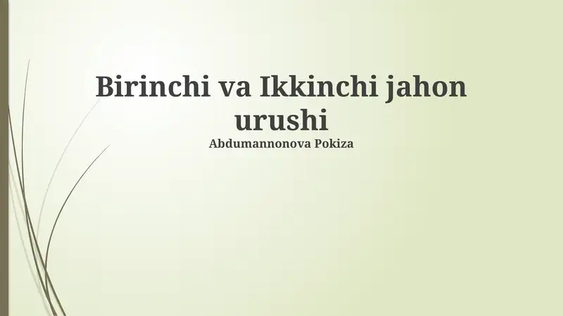Jahon urushlari