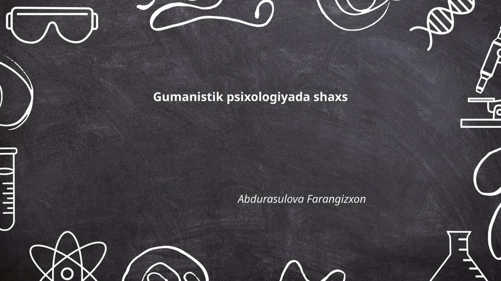 Gumanistik psixologiyada shaxs