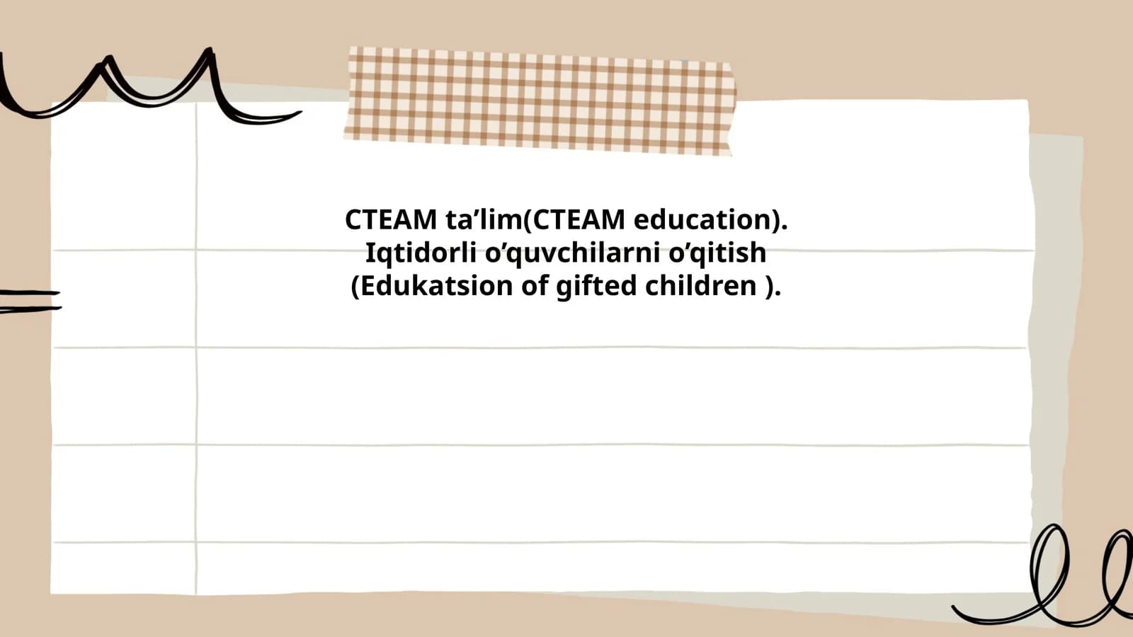 STEAM ta'lim(СТЕАМ education)