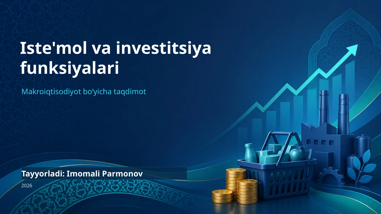 Iste'mol va investitsiya funksiyalari