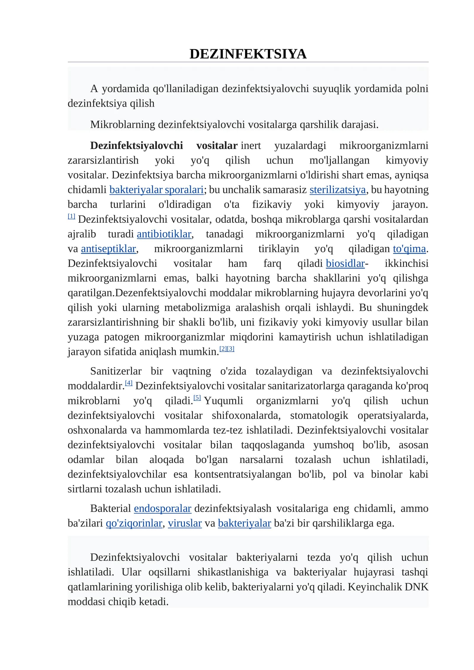DEZINFEKTSIYA