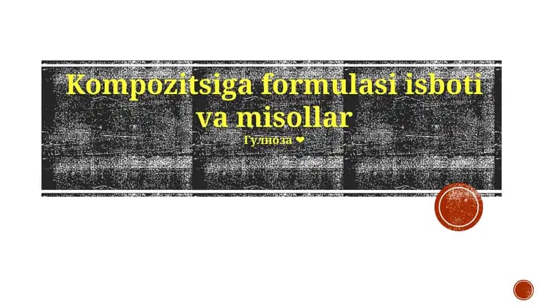 Kompozitsiyani tasavvur qilish