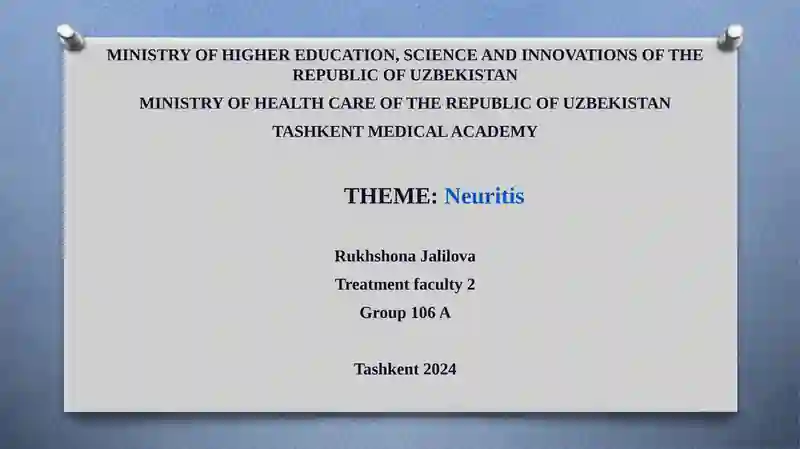 Neuritis