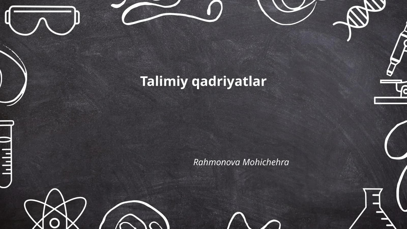 Talimiy qadriyatlar