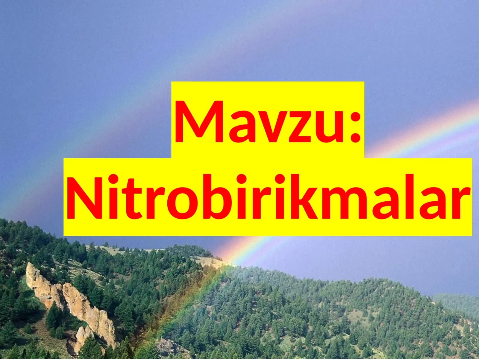 Nitrobirikmalar