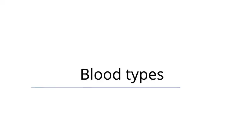 Blood Types
