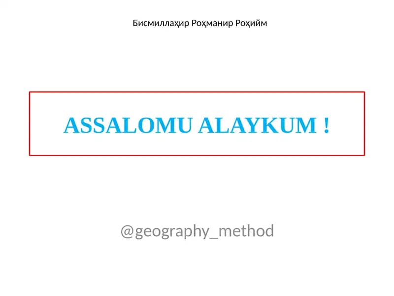 Qashqadaryo Viloyati Geography Darslik