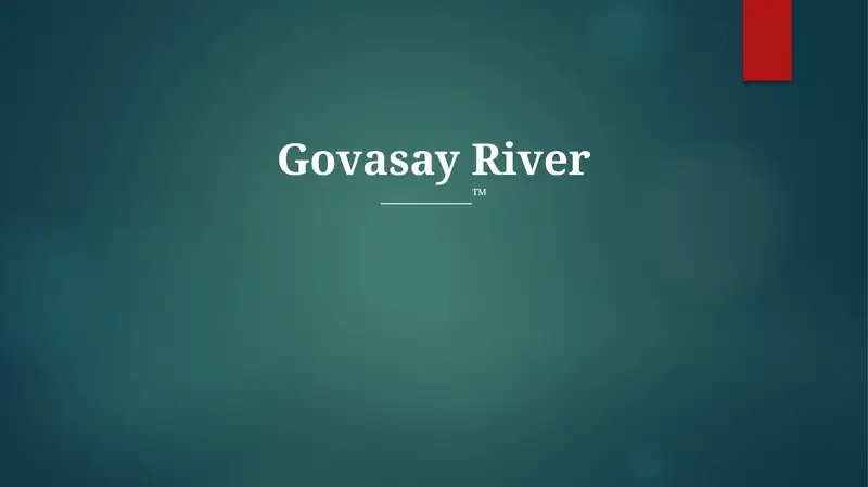 Govasay River