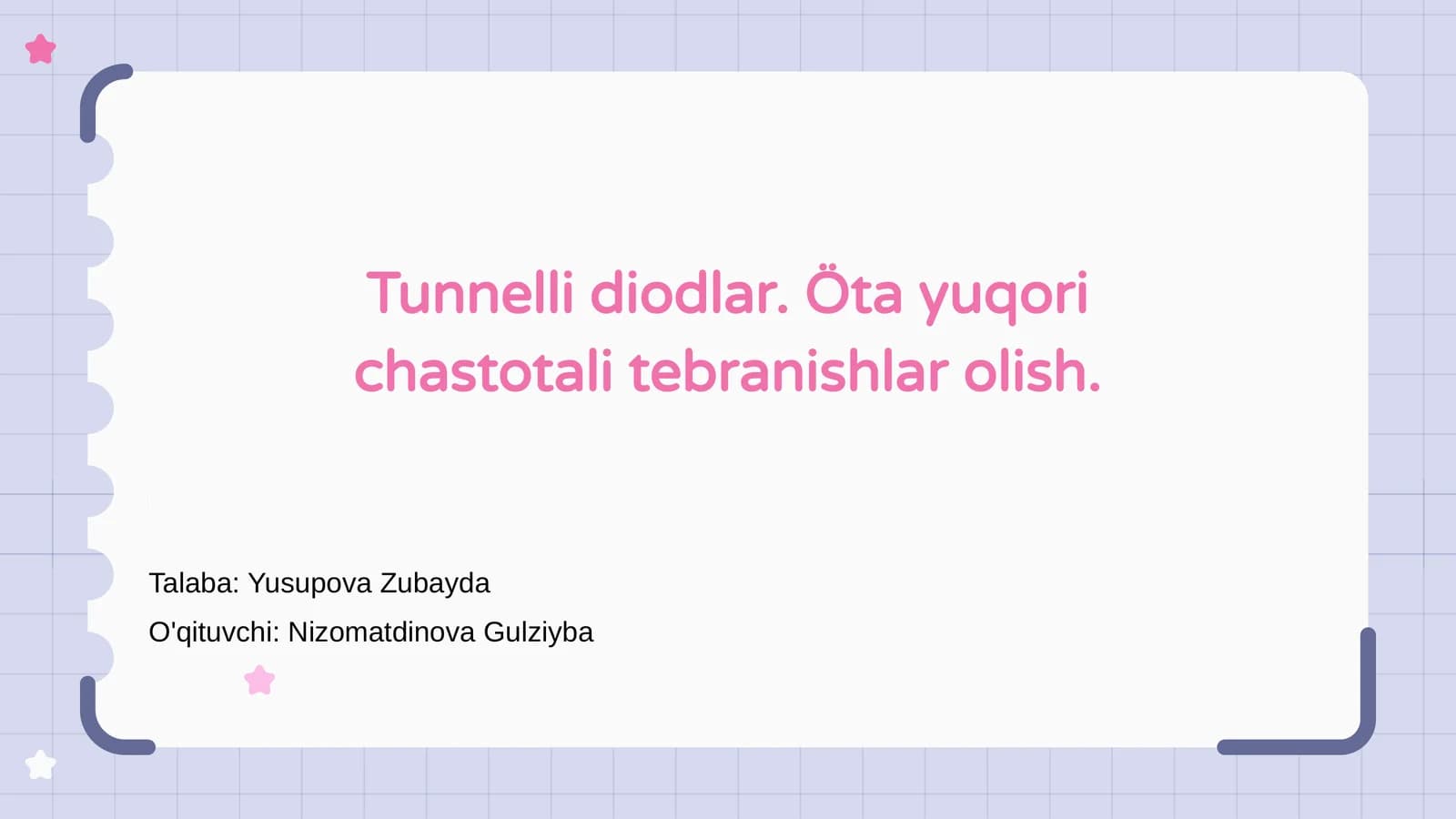 Tunnelli diodlar
