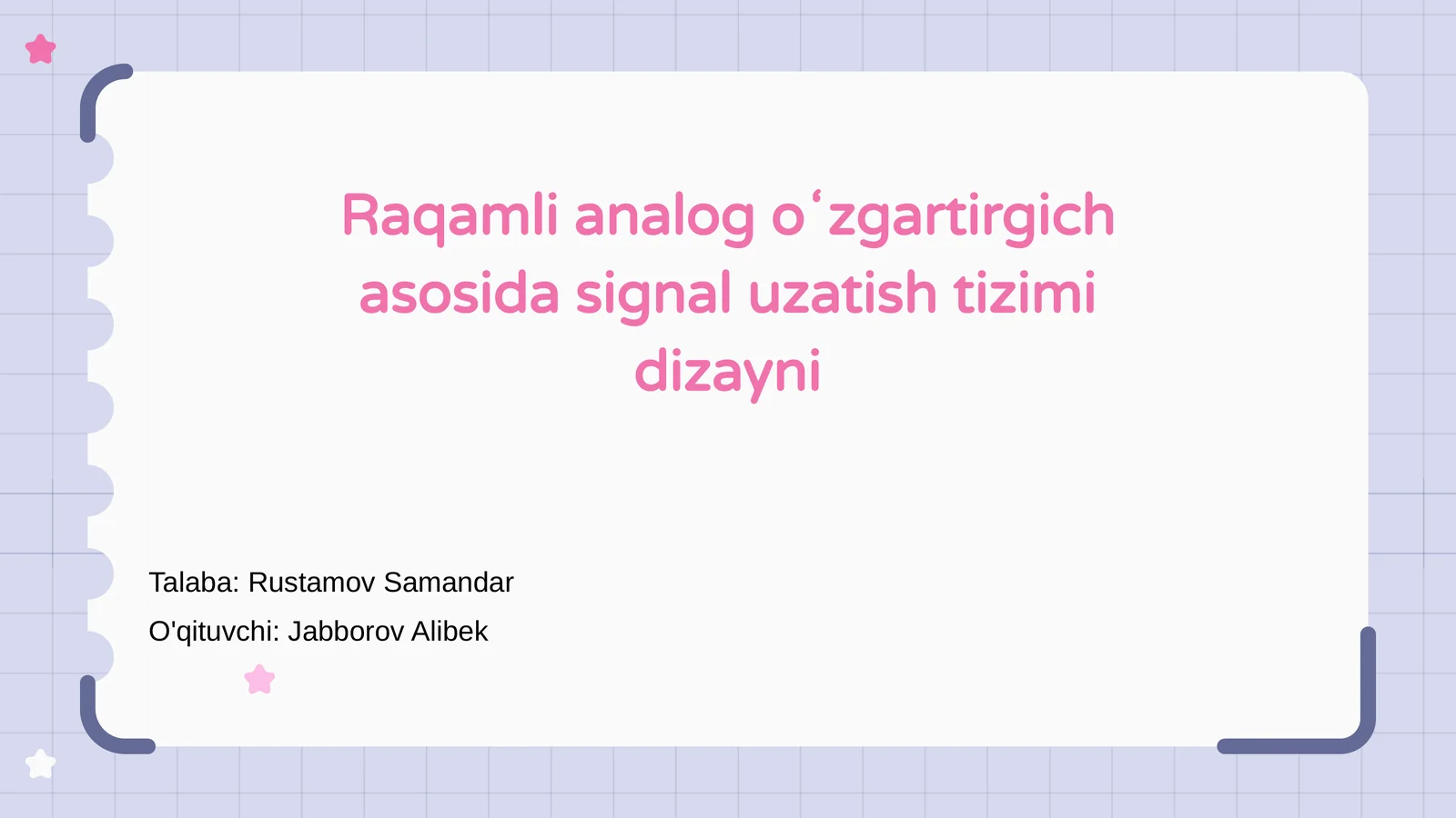Raqamli analog oʻzgartirgichlar
