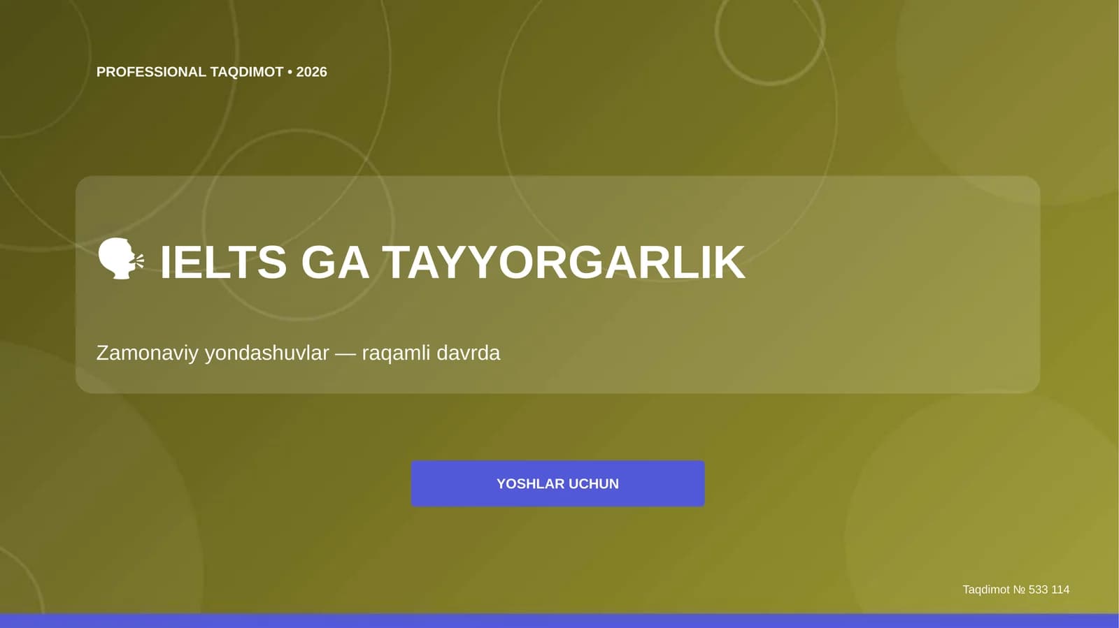 IELTS ga tayyorgarlik: Zamonaviy yondashuvlar (raqamli davrda)