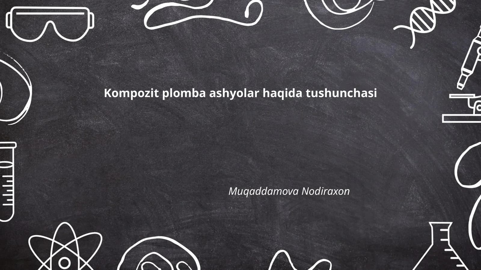 Kompozit plomba ashyolar haqida tushunchasi