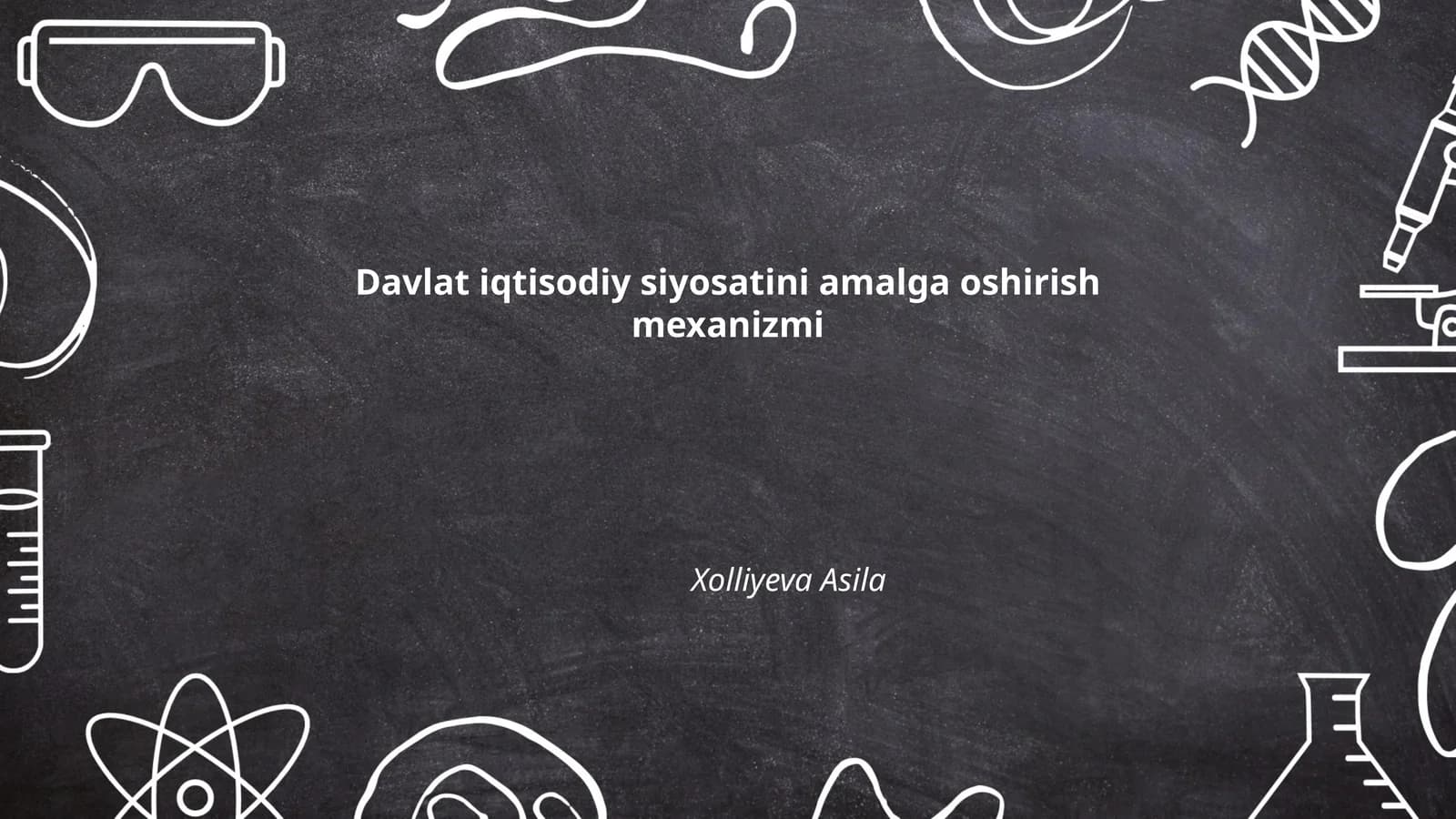 Davlat iqtisodiy siyosatini amalga oshirish mexanizmi