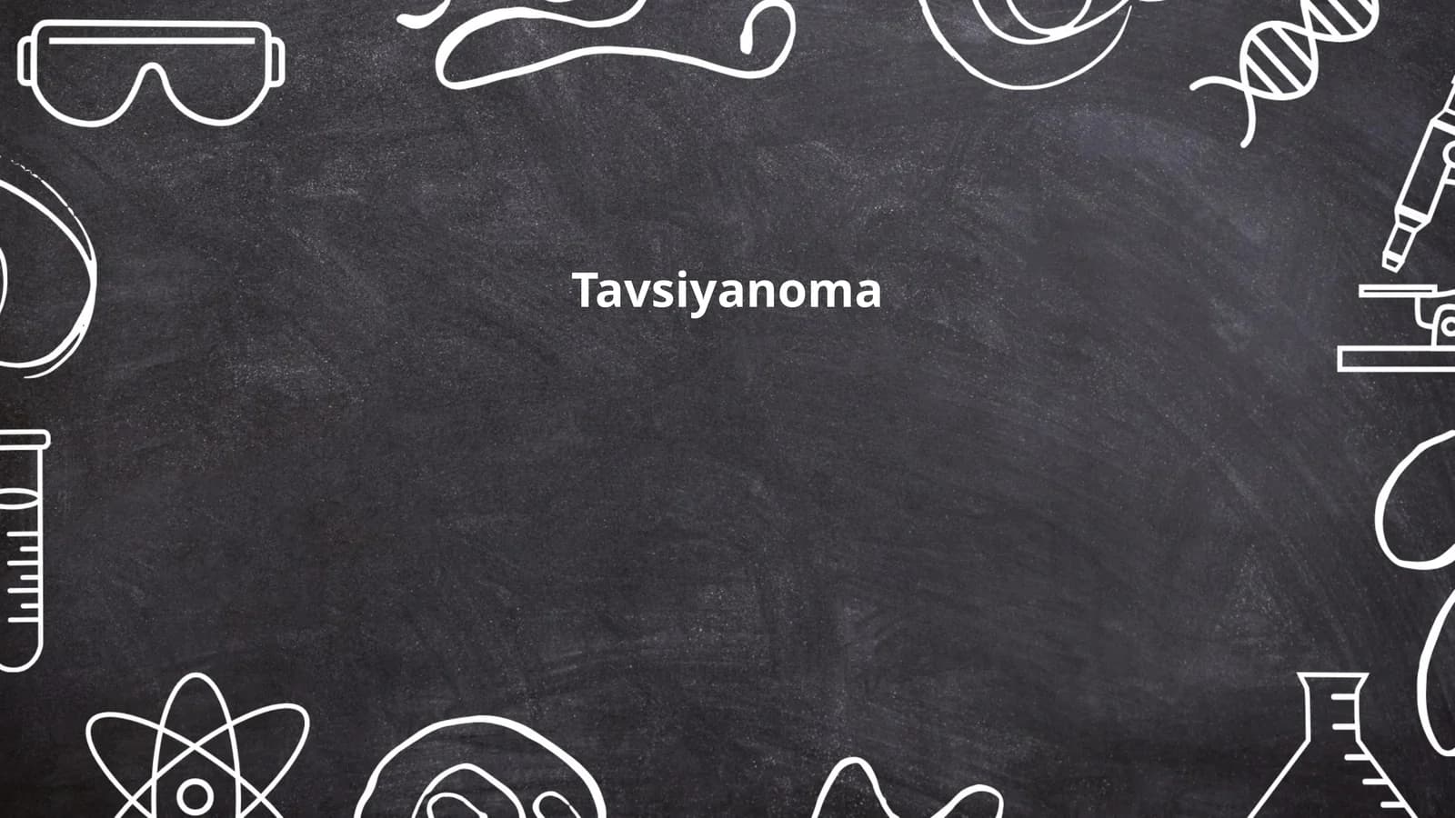 Tavsiyanoma