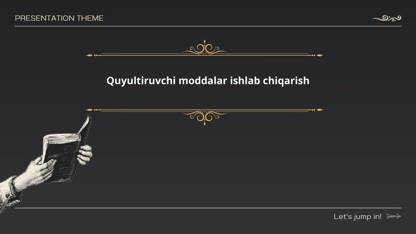 Quyultiruvchi moddalar ishlab chiqarish