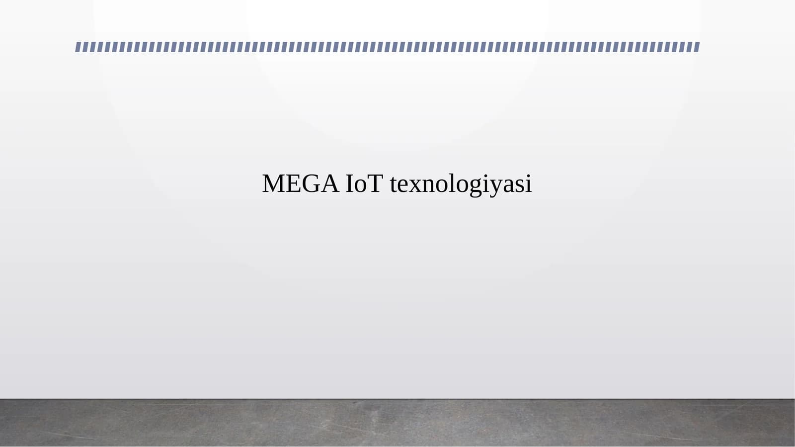 MEGA IoT texnologiyasi