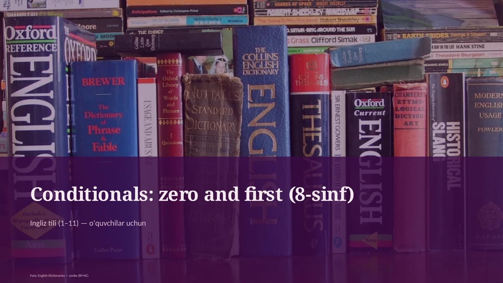 Conditionals: zero and first (8-sinf)
