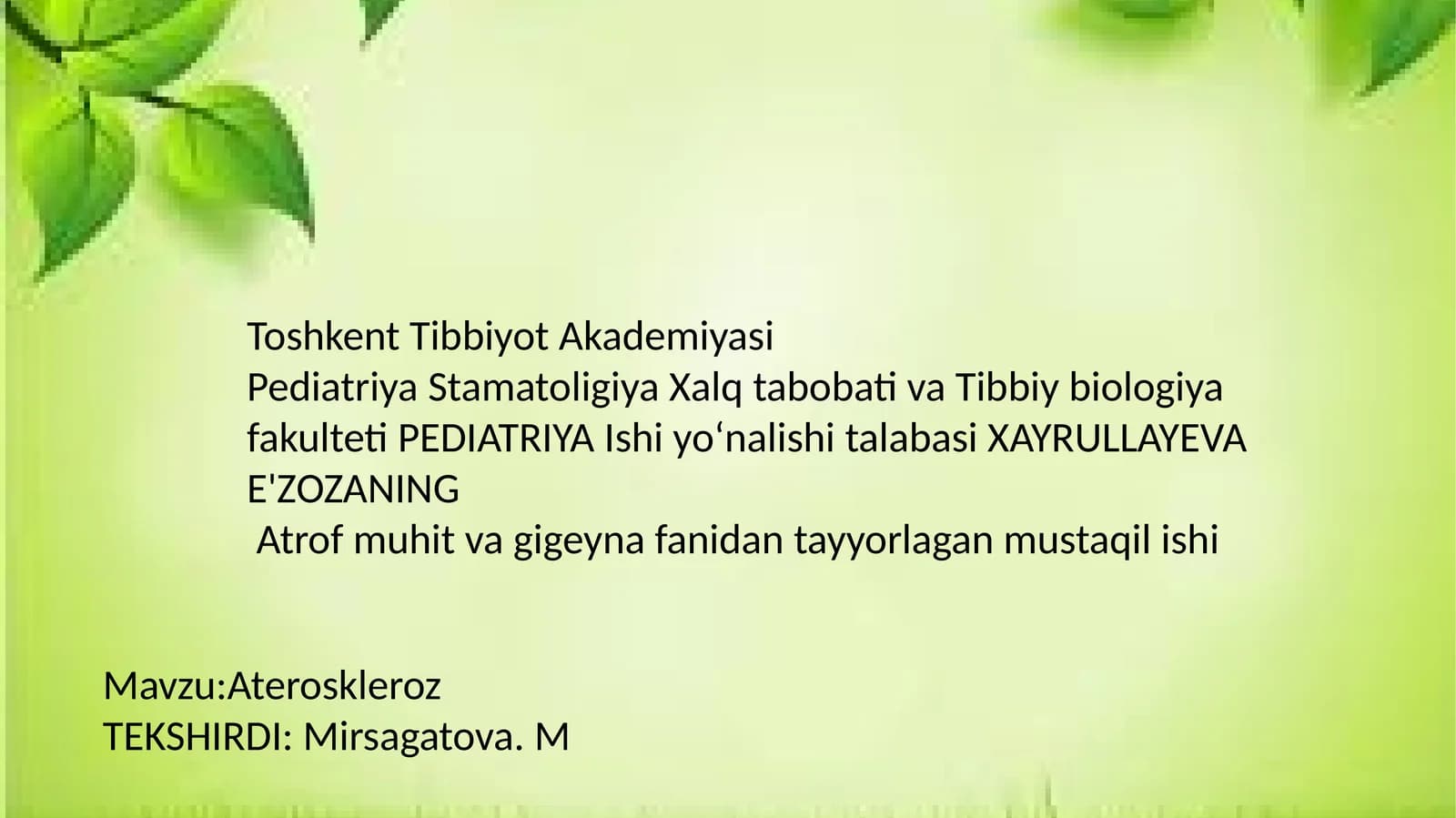 Ateroskleroz