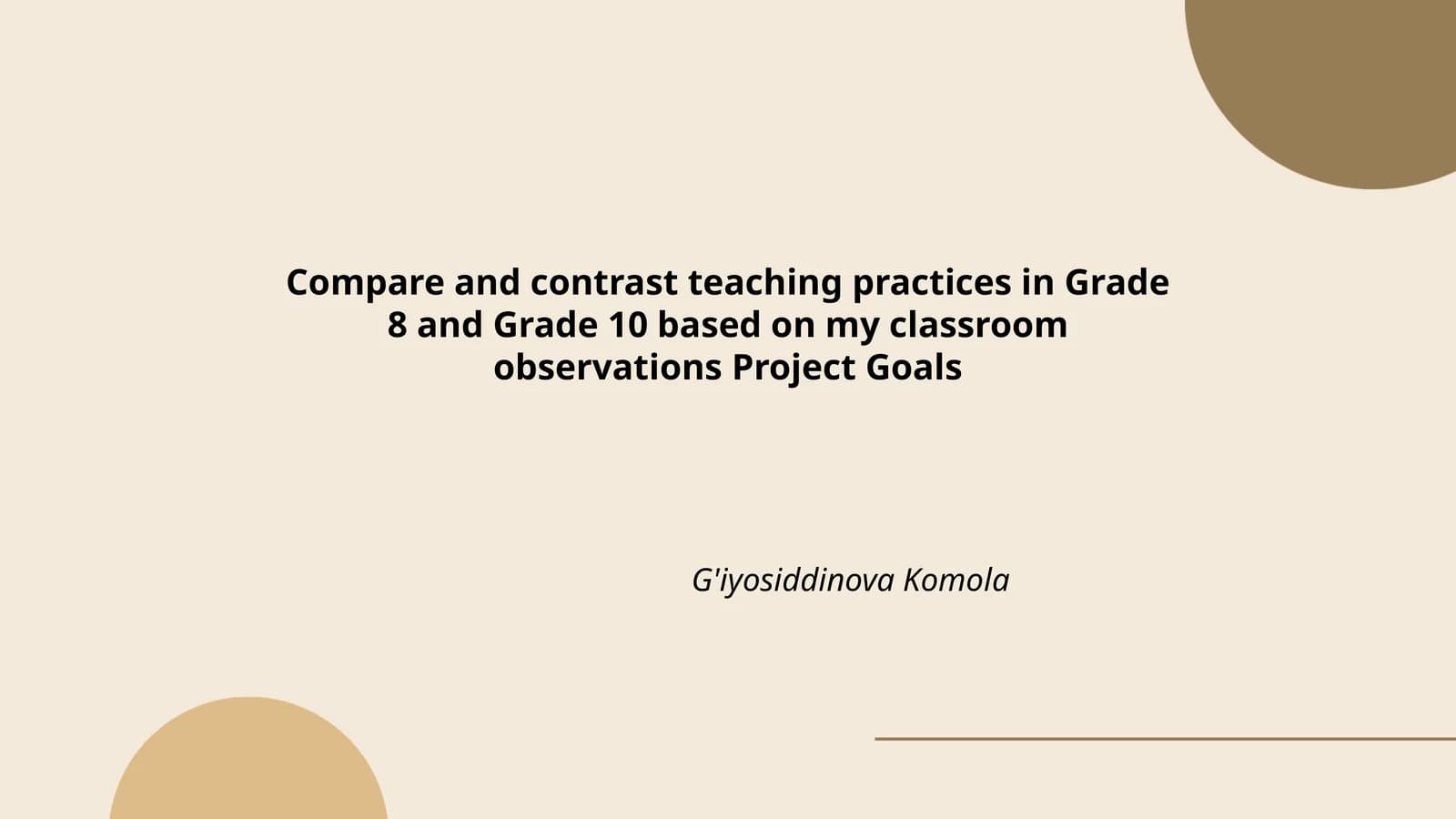 G'iyosiddinova Komola