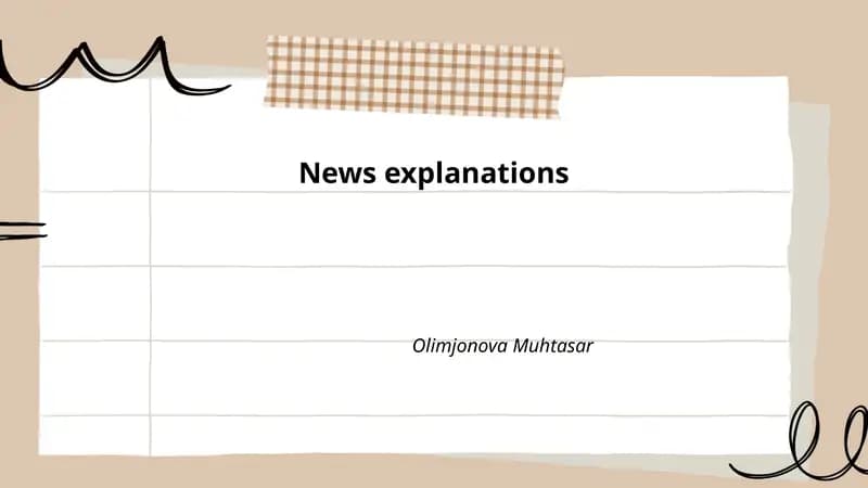 Olimjonova Muhtasar