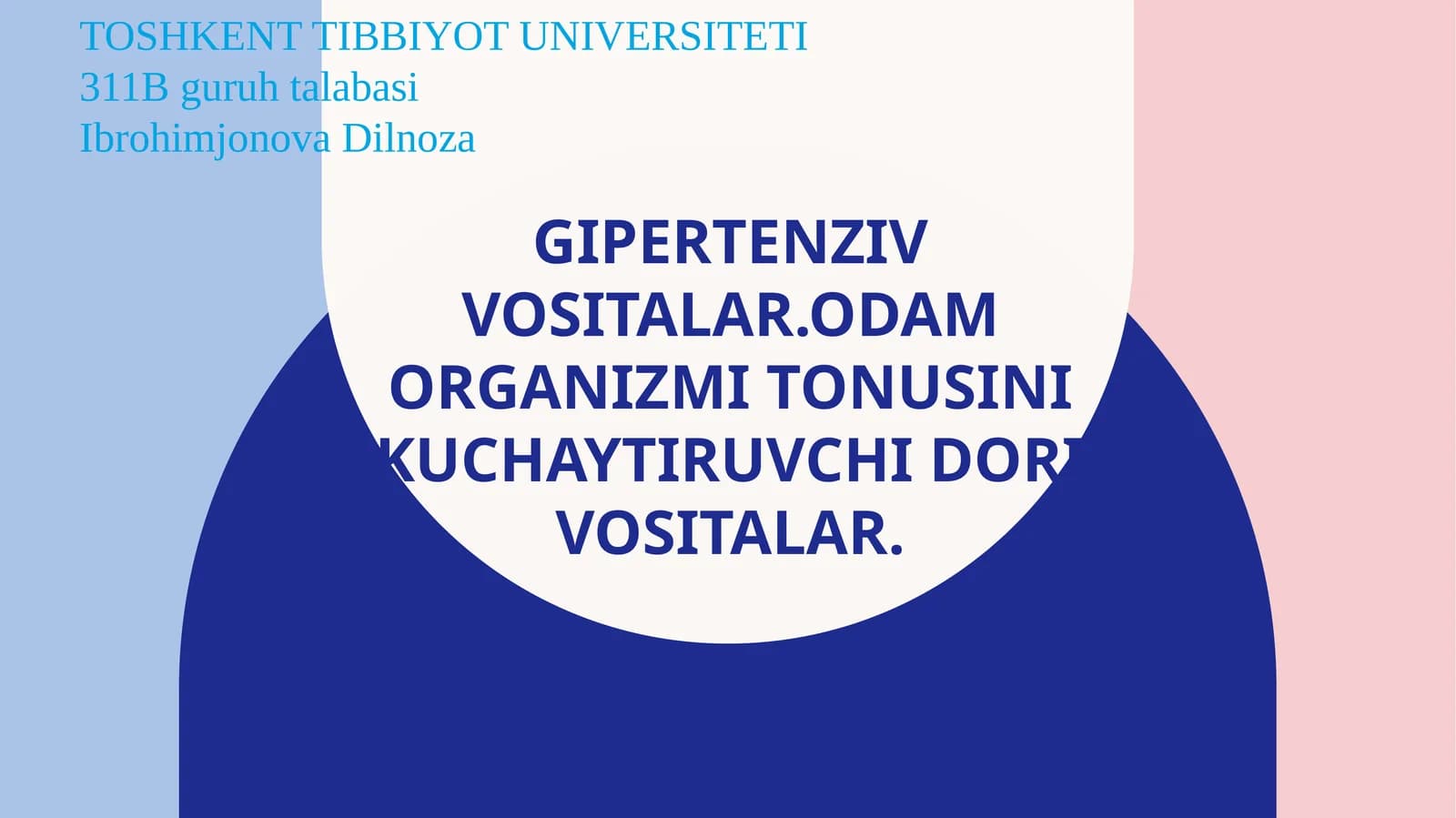 GIPERTENZIV VOSITALAR
