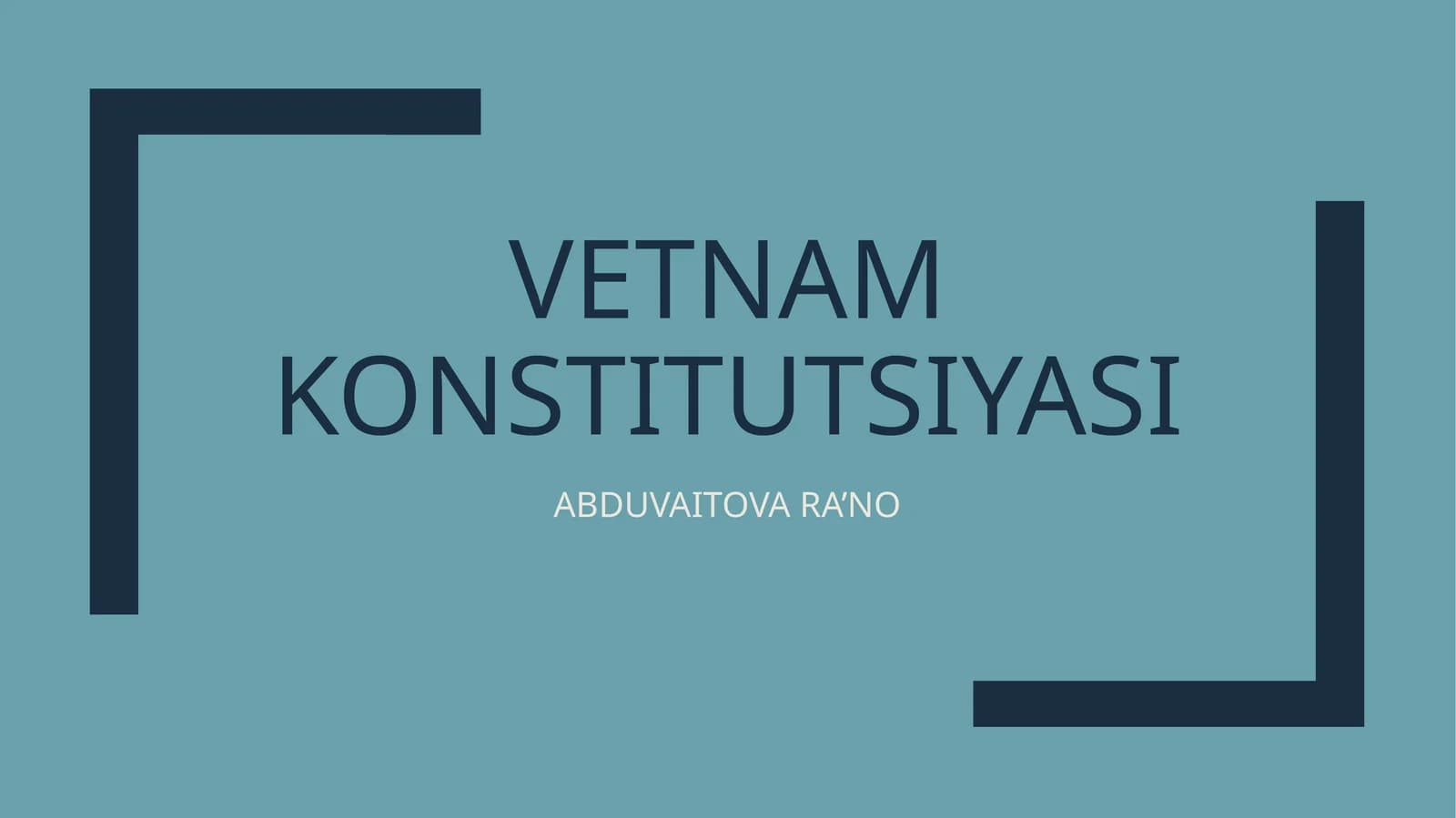 VETNAM KONSTITUTSIYASI