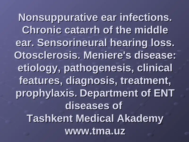 Adhesive otitis media