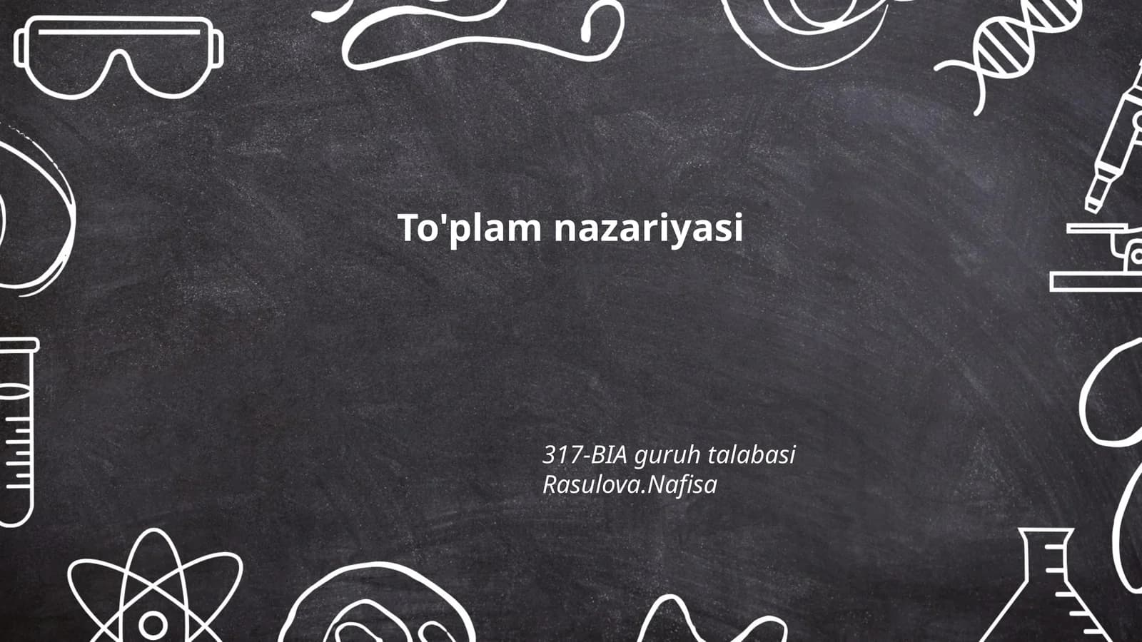To'plam nazariyasi