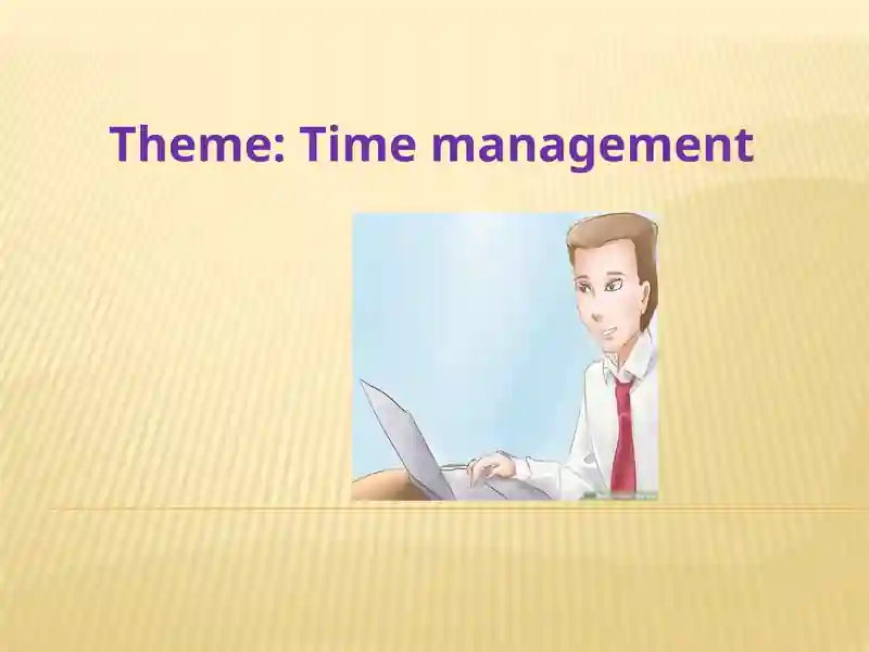 Time management