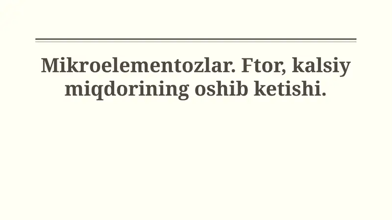 Mikroelementozlar