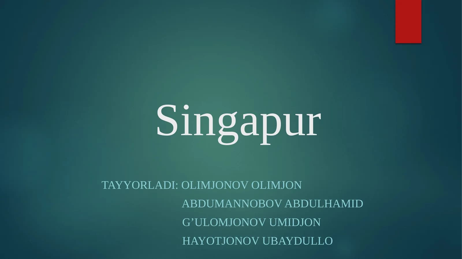Singapur