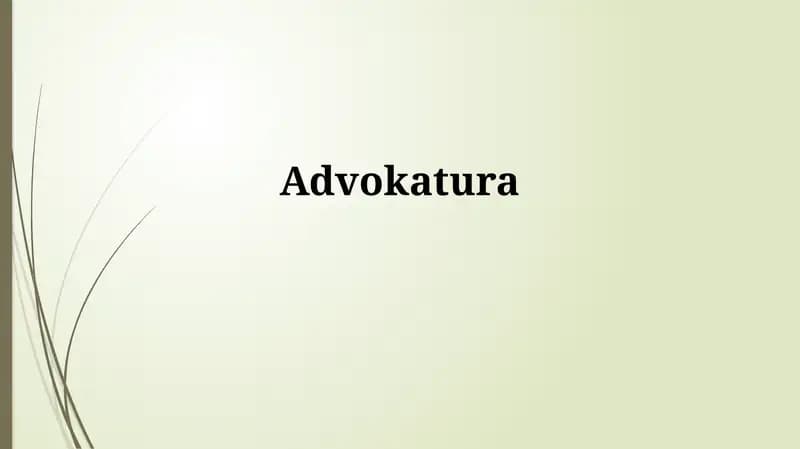 Advokatura