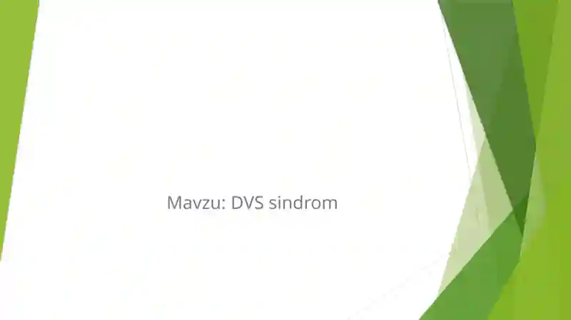DVS sindrom