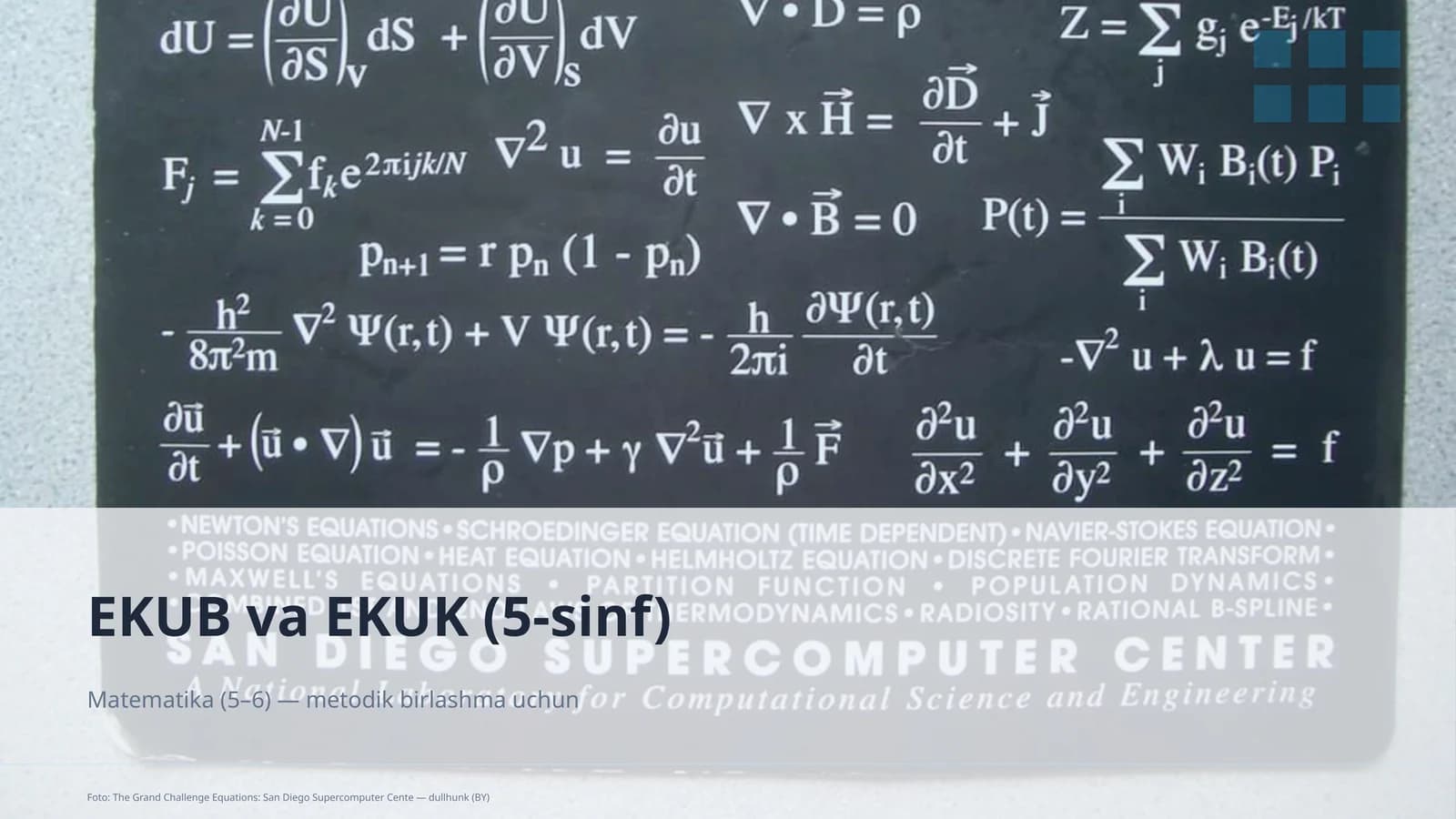 EKUB va EKUK (5-sinf)