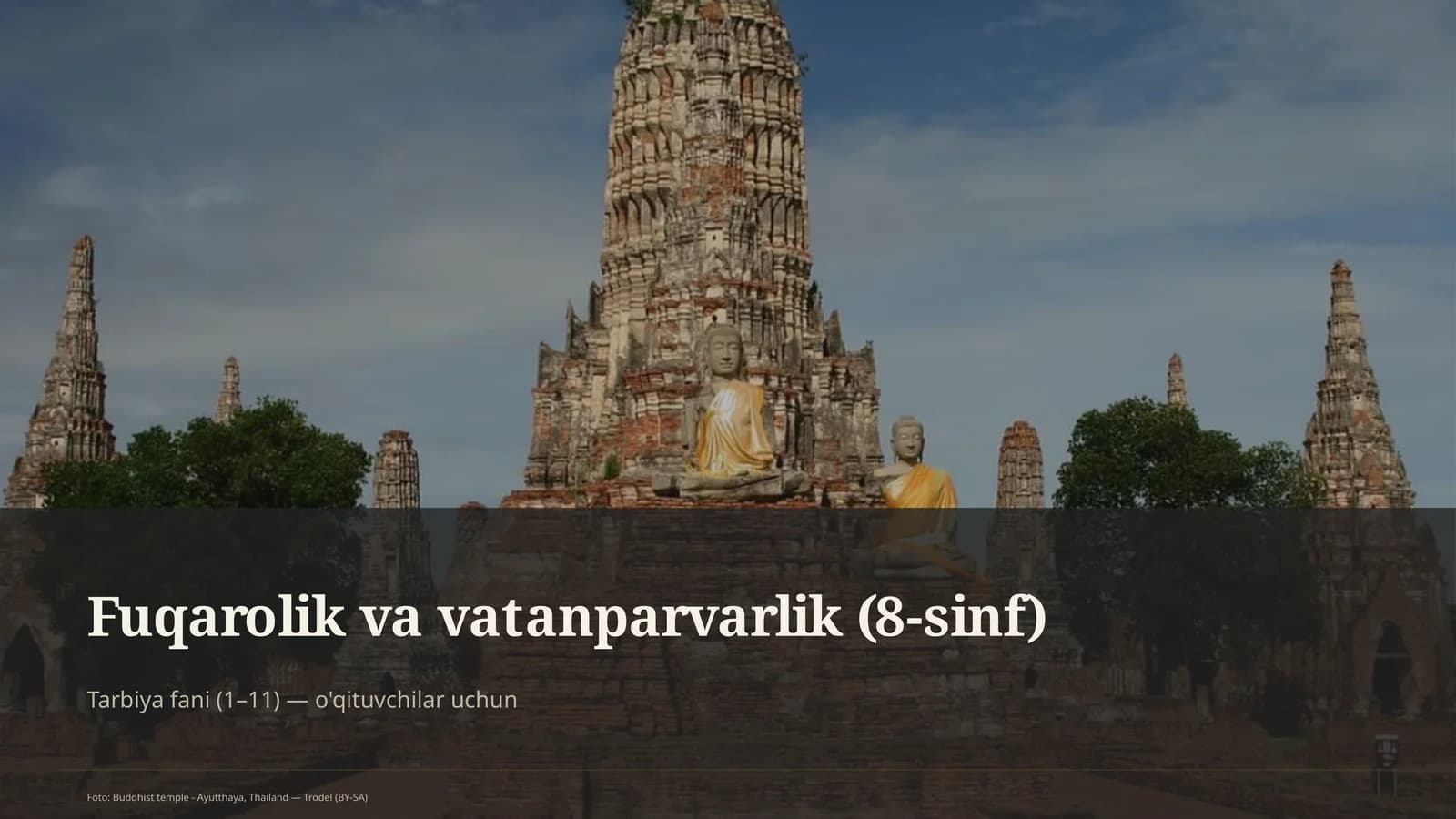 Fuqarolik va vatanparvarlik (8-sinf)