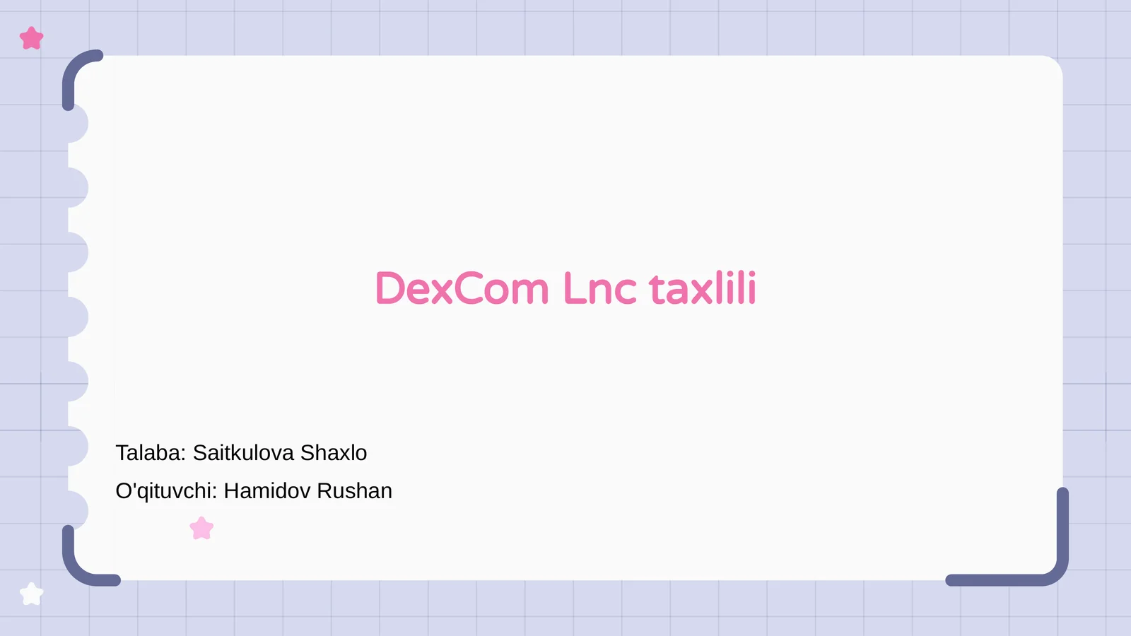 DexCom Lnc