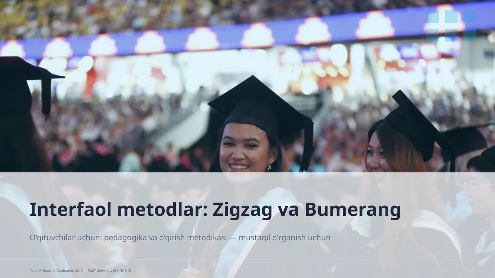Interfaol metodlar: Zigzag va Bumerang