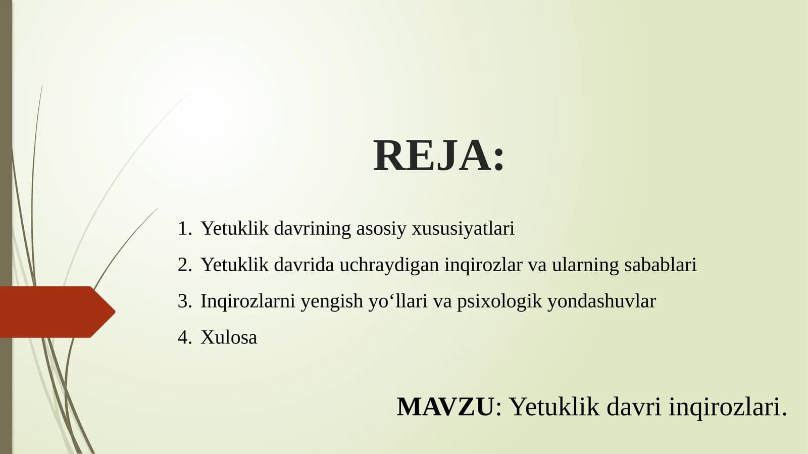 Yetuklik davri inqirozlari