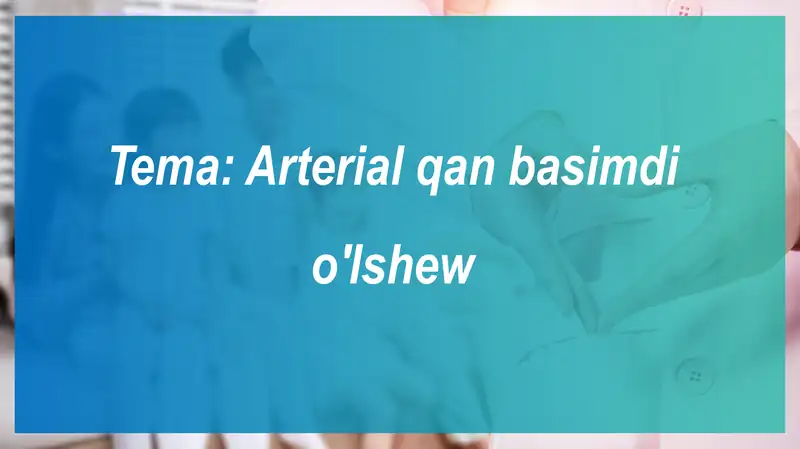 Arterial qon bosimi