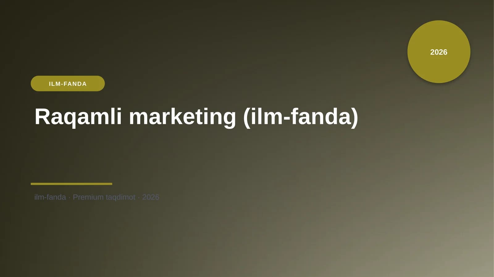 Raqamli marketing (ilm-fanda)
