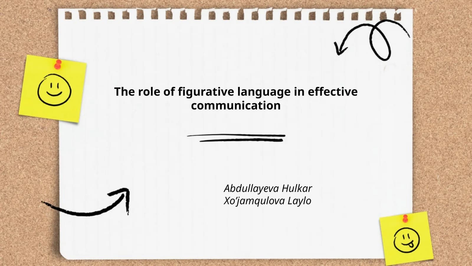 Metaphors and Figurative Language in Communication
